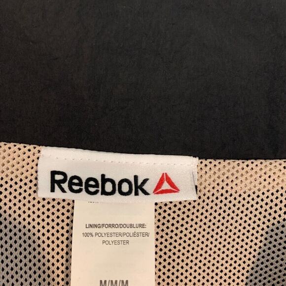 Reebok Jacket Womens M Medium Colorblock Crossfit Retro Windbreaker Zip Up Mesh - Picture 10 of 16